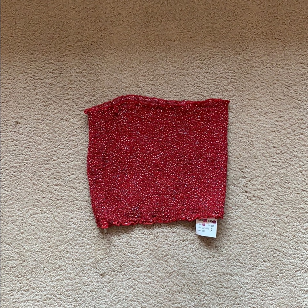 Brandy Melville red tube top